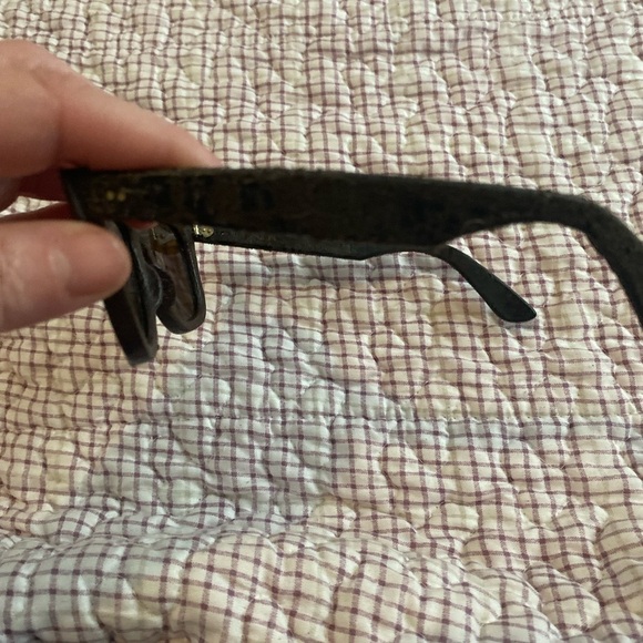 Raybans Wayfarer Leather Sunglasses - Matte Brown some leather missing price - Picture 2 of 5